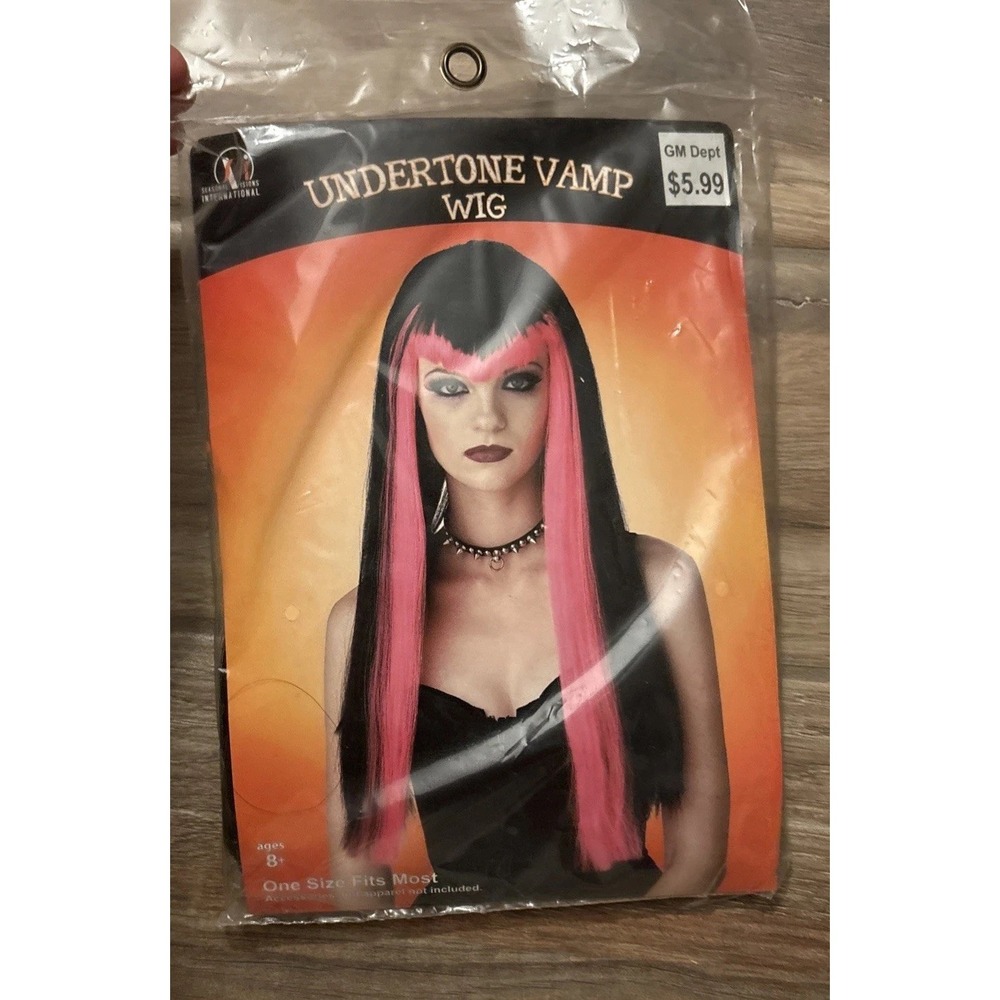 Undertone Vamp Wig Halloween‎ New In Package